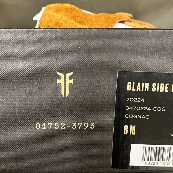 Brand New Frye Blair Side Ghillie Gladiator Cognac Suede Sandals - Picture 5 of 6